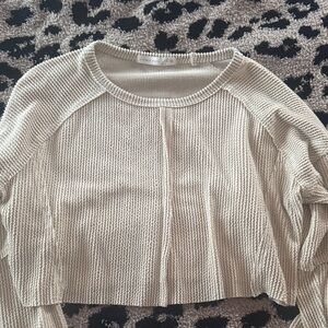 Altar'd State Cream Knit Sweater